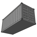 Shipping container vector image